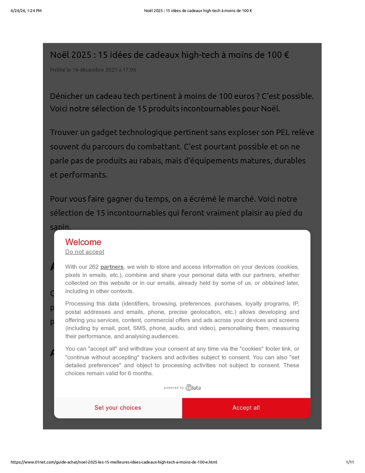 Native browser print preview