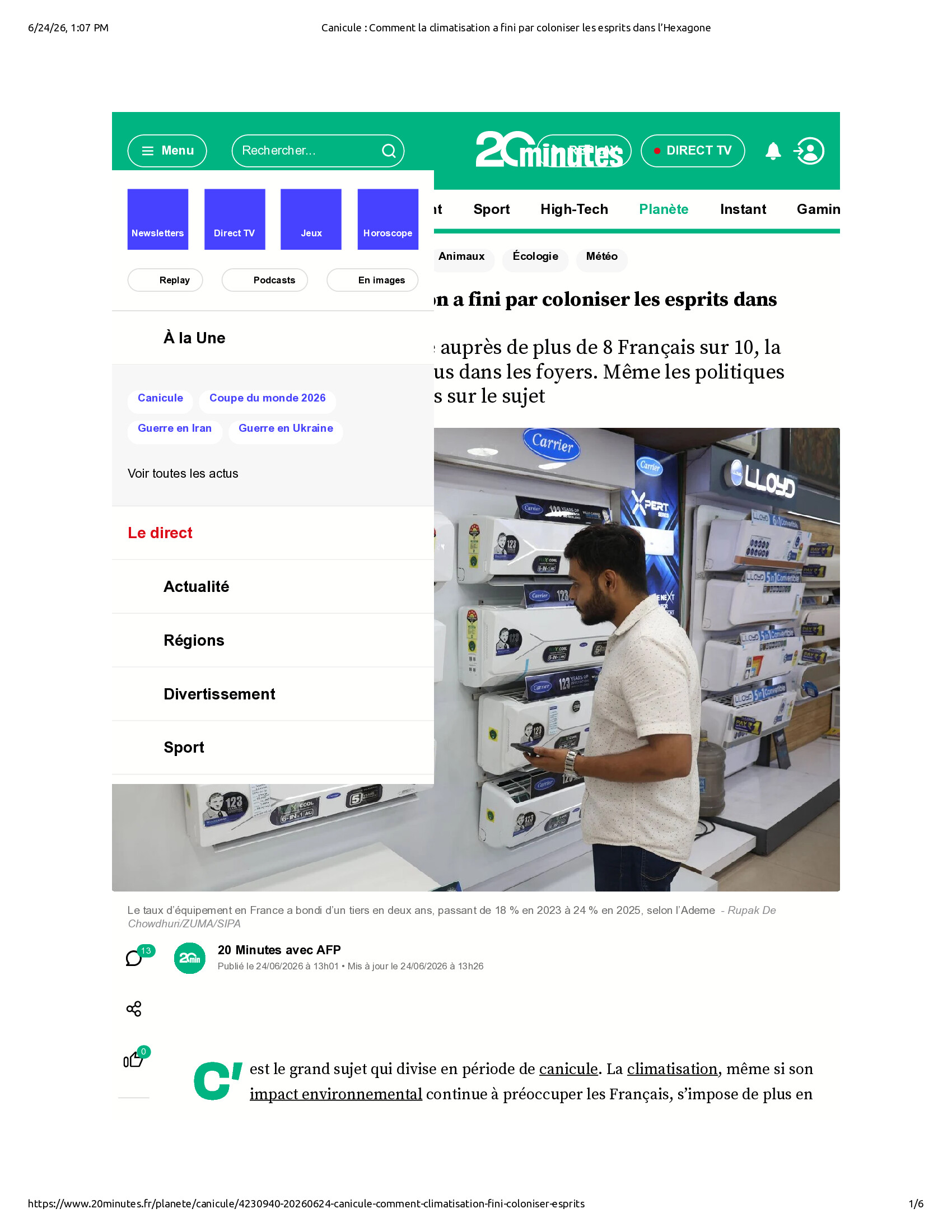 Native browser print preview