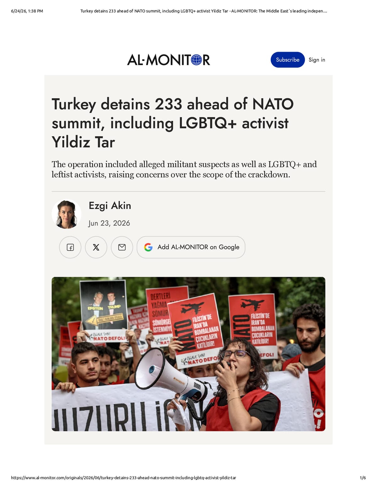 Native browser print preview