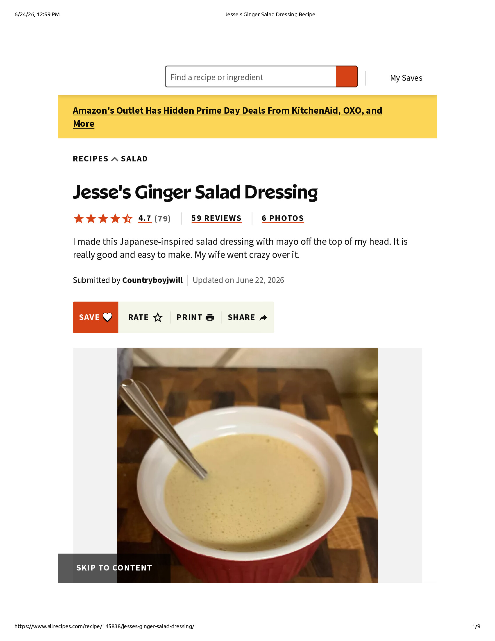 Native browser print preview