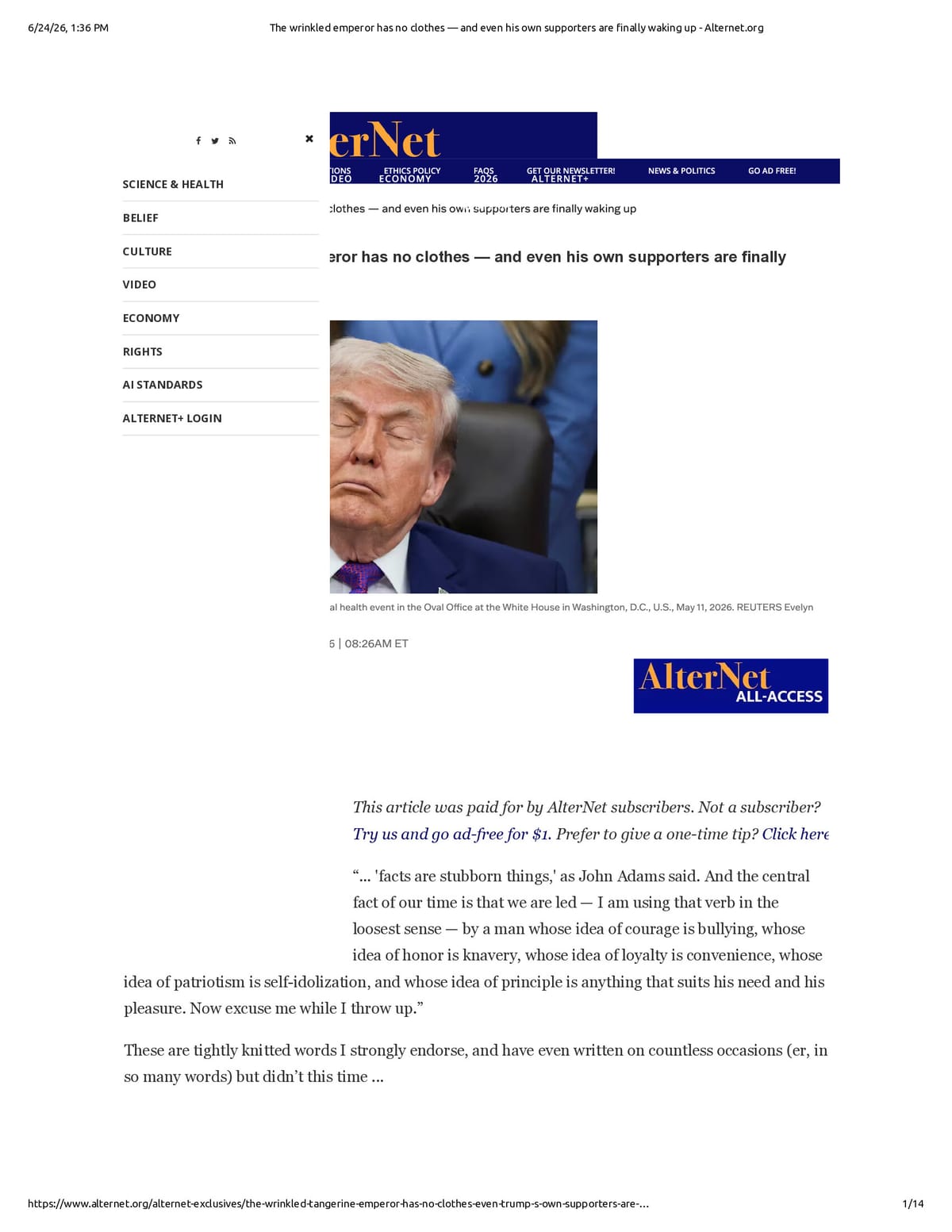 Native browser print preview