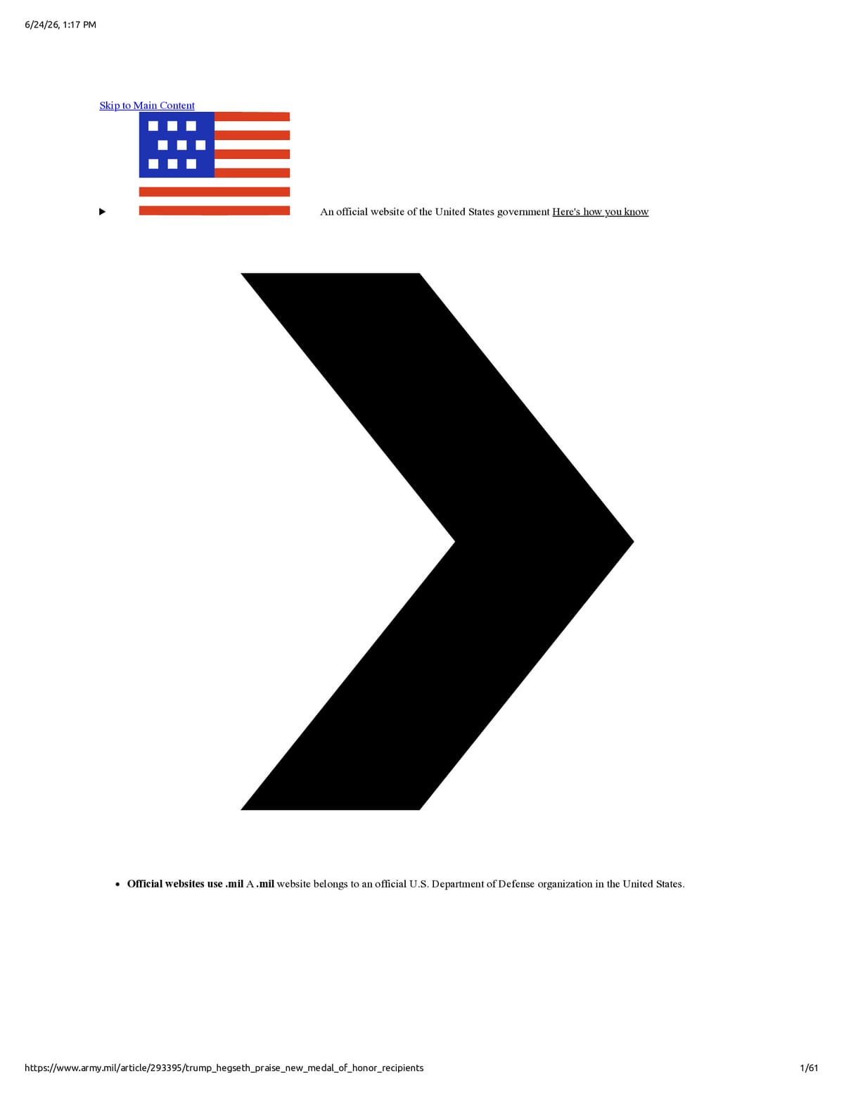 Native browser print preview
