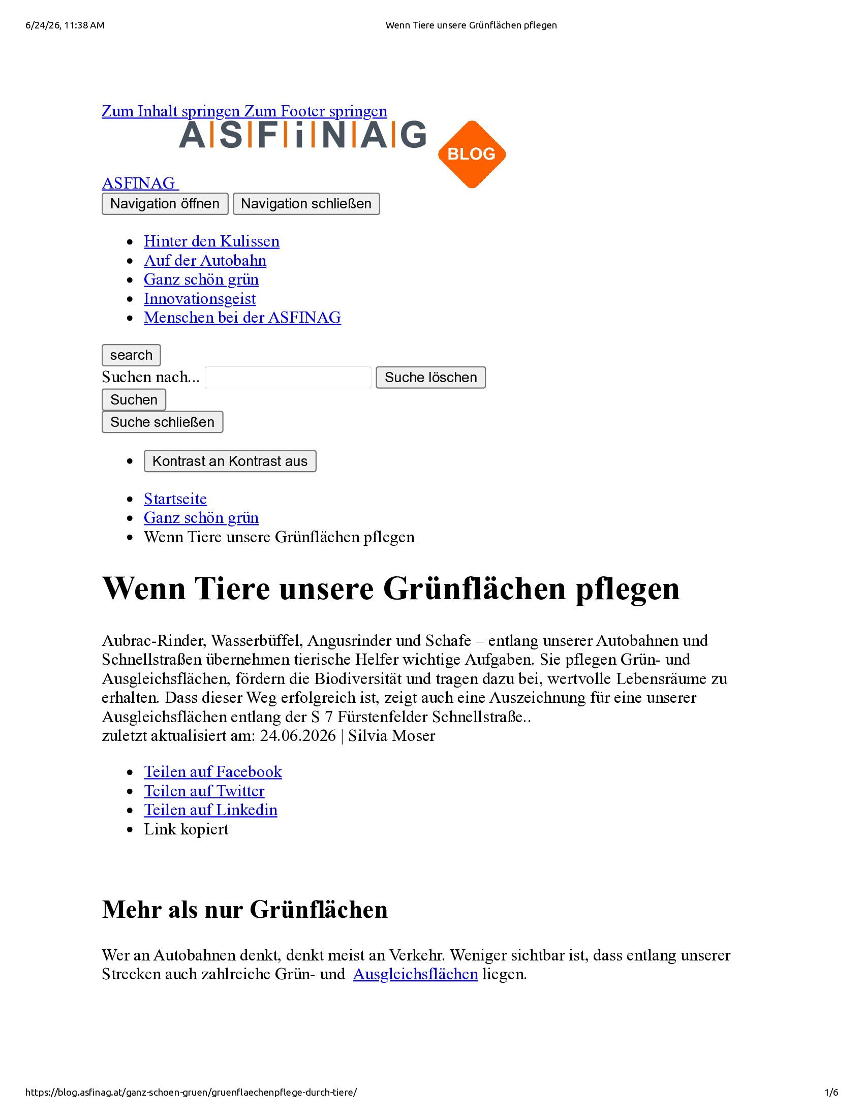 Native browser print preview