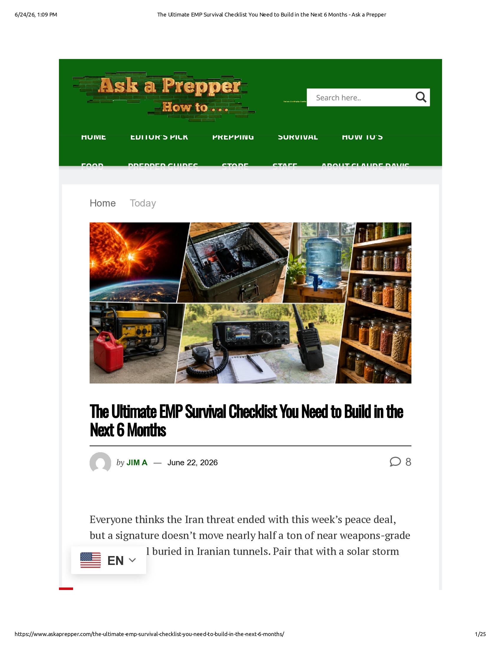 Native browser print preview