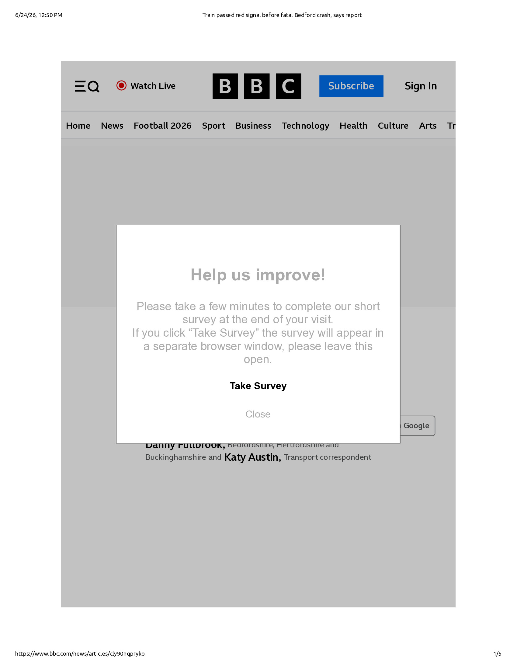 Native browser print preview