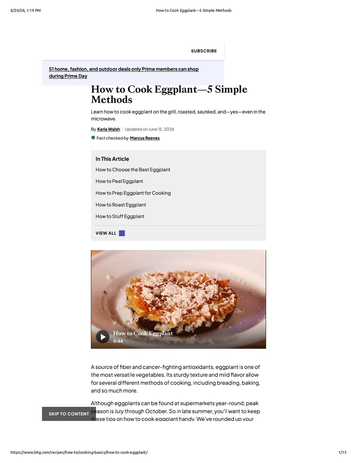 Native browser print preview
