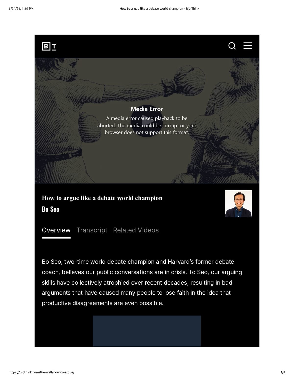 Native browser print preview
