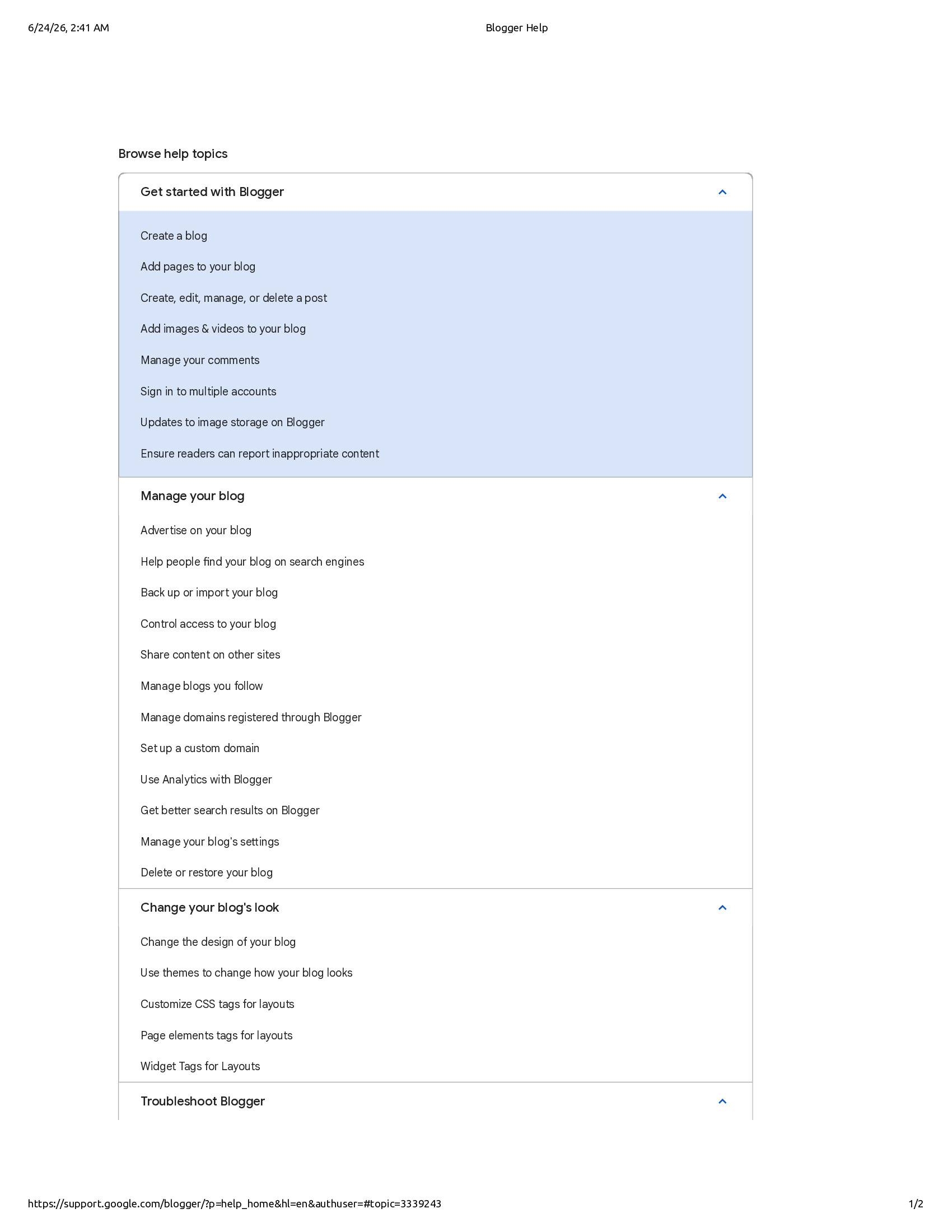 Native browser print preview