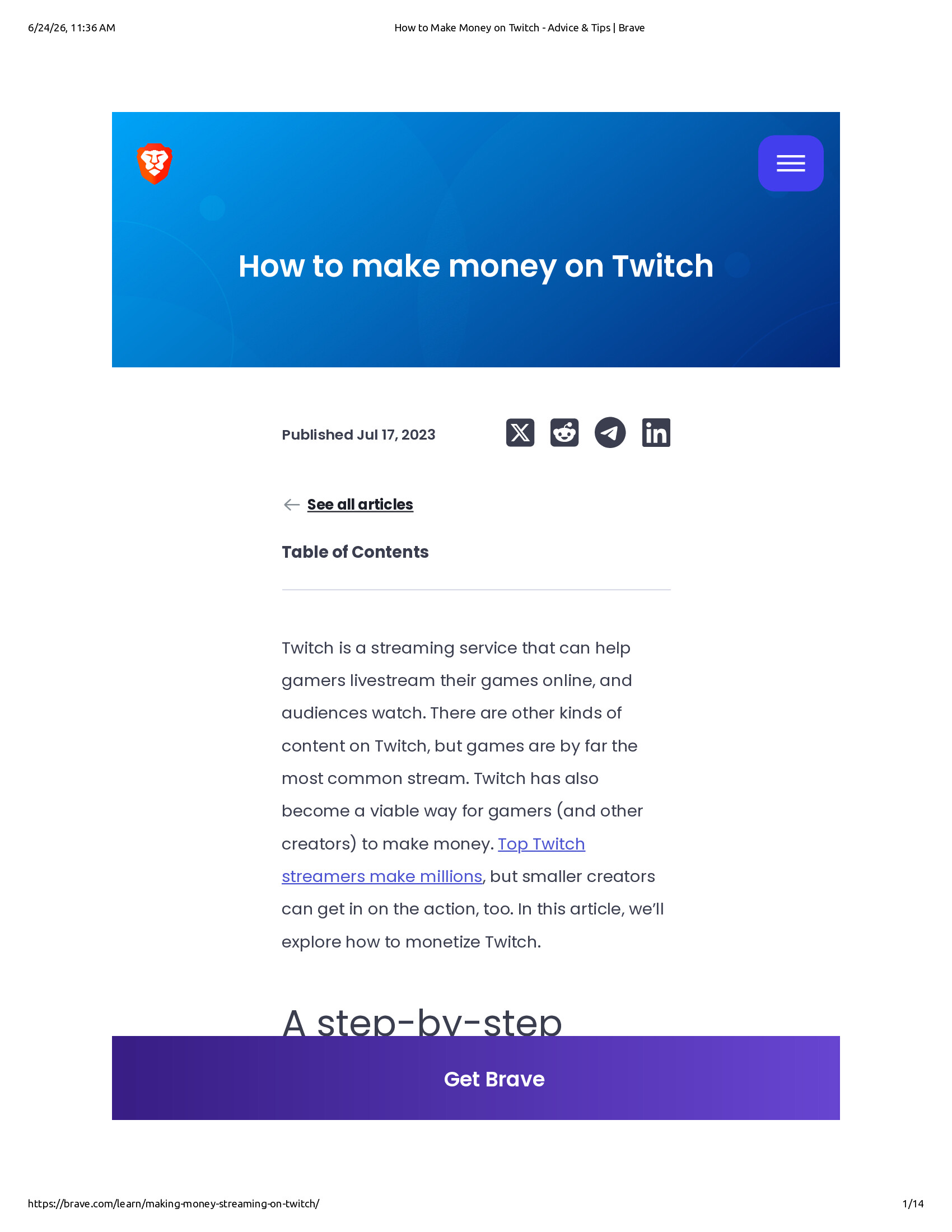 Native browser print preview