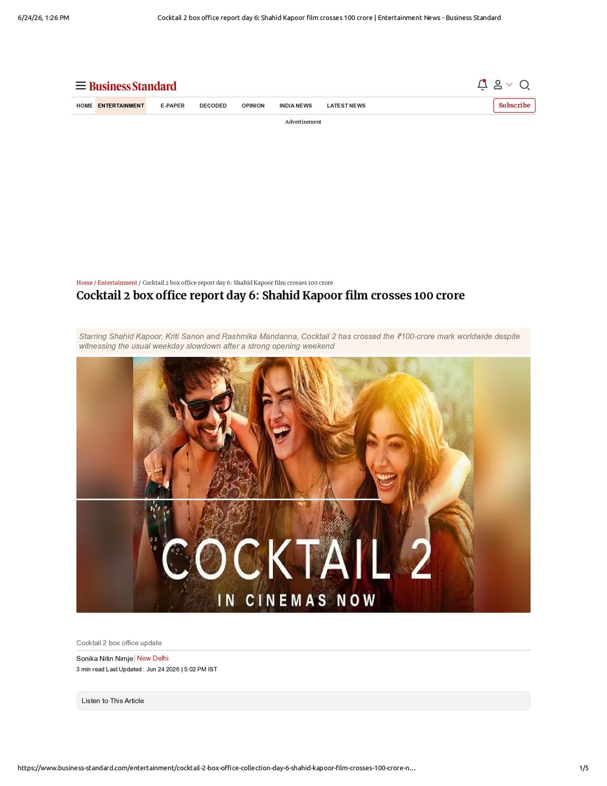 Native browser print preview