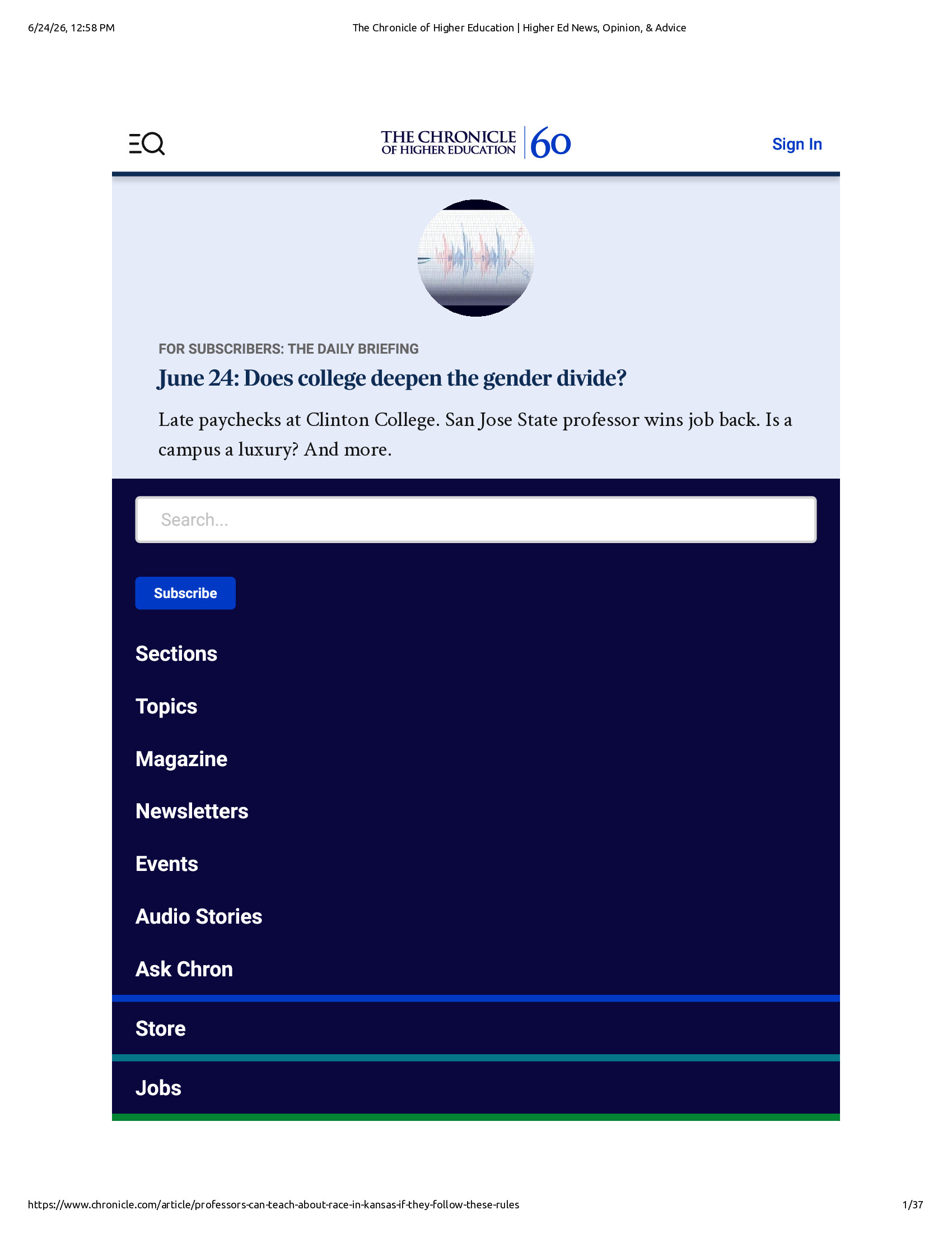 Native browser print preview