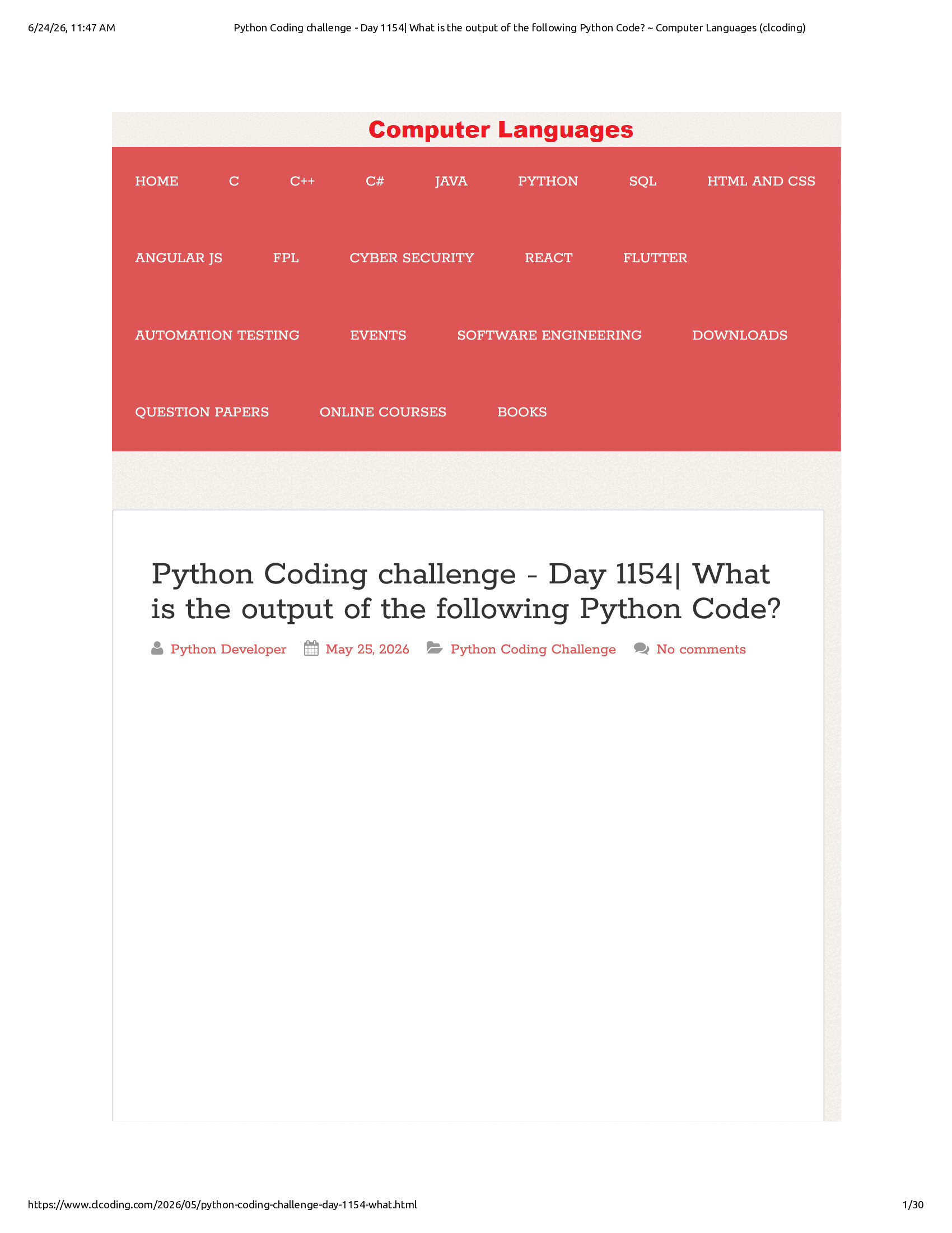 Native browser print preview