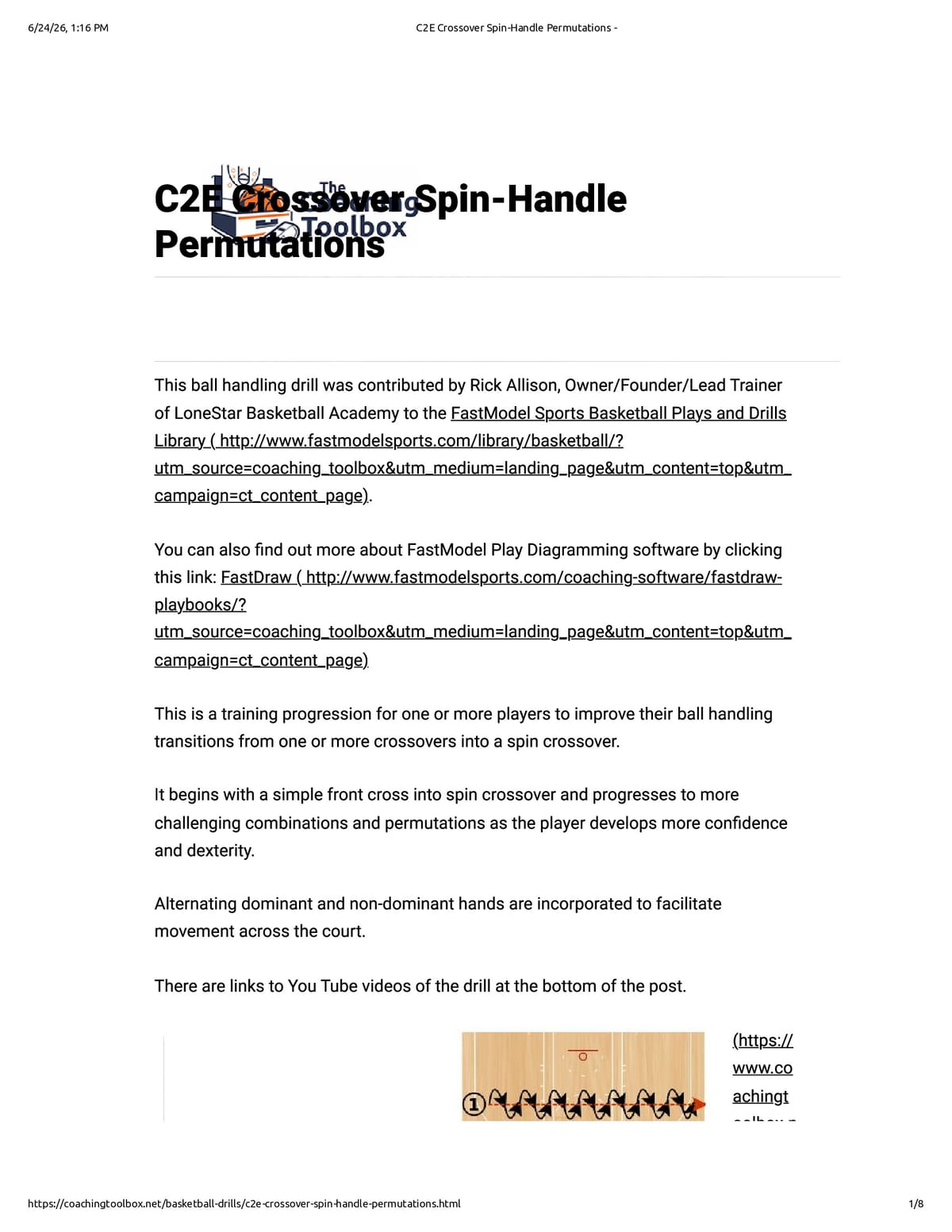 Native browser print preview
