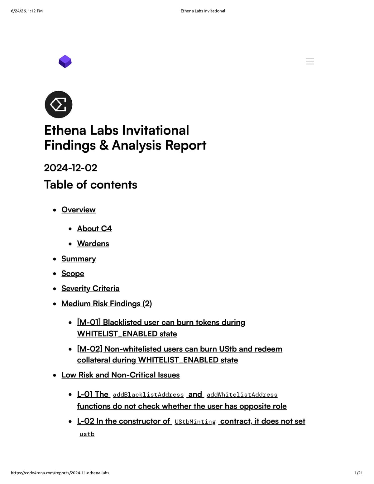 Native browser print preview