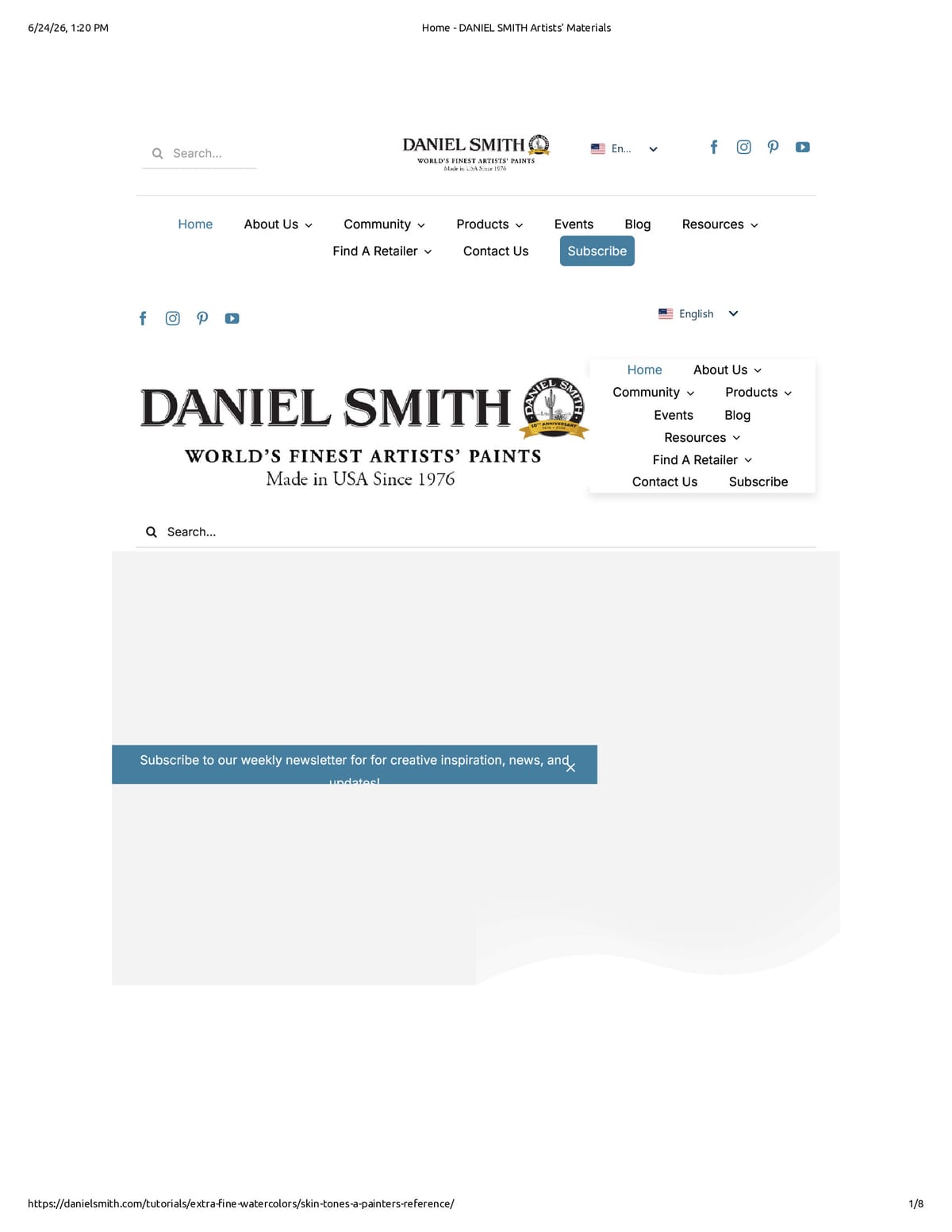 Native browser print preview