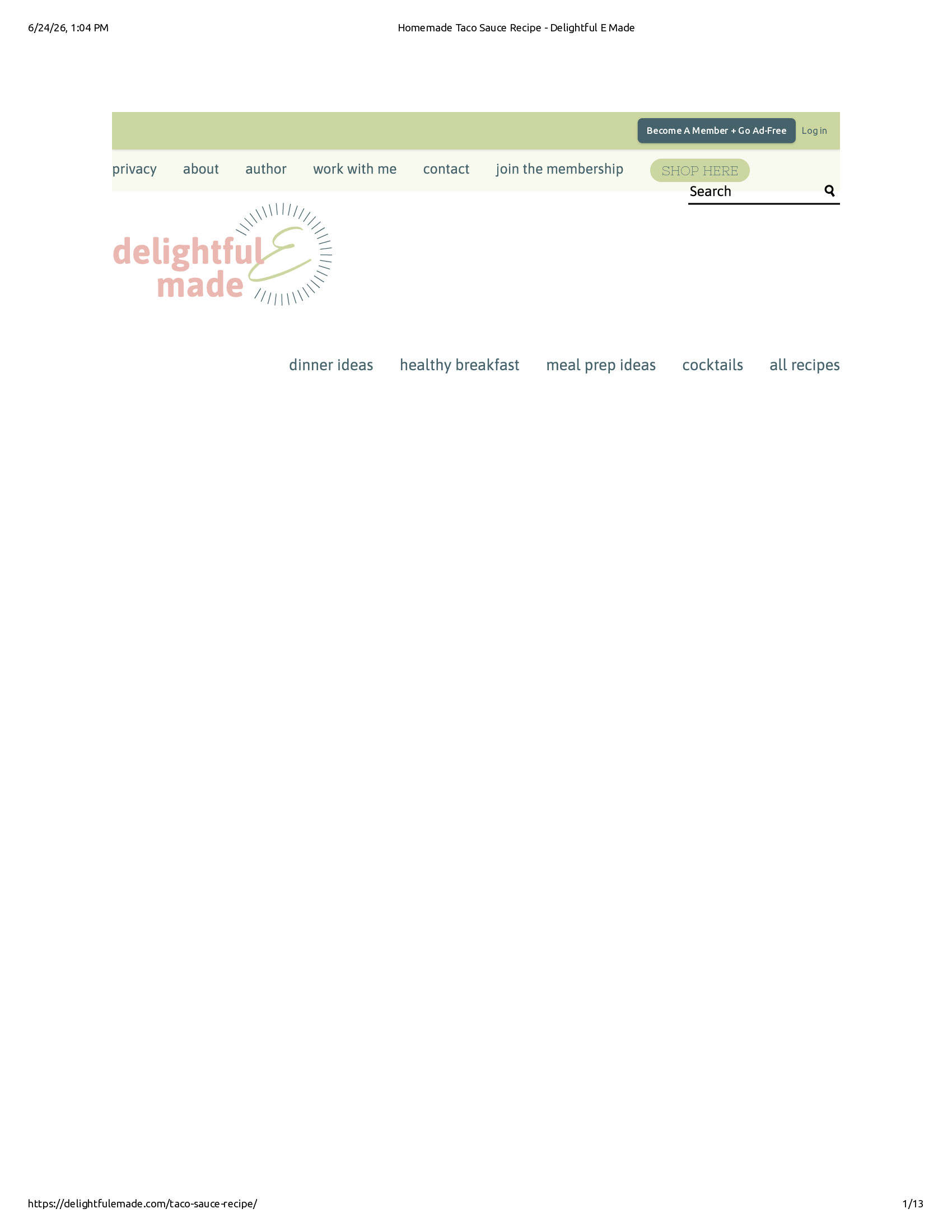 Native browser print preview