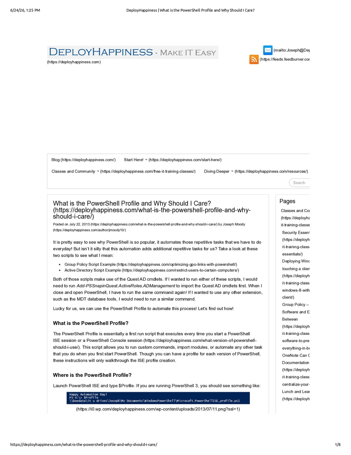 Native browser print preview