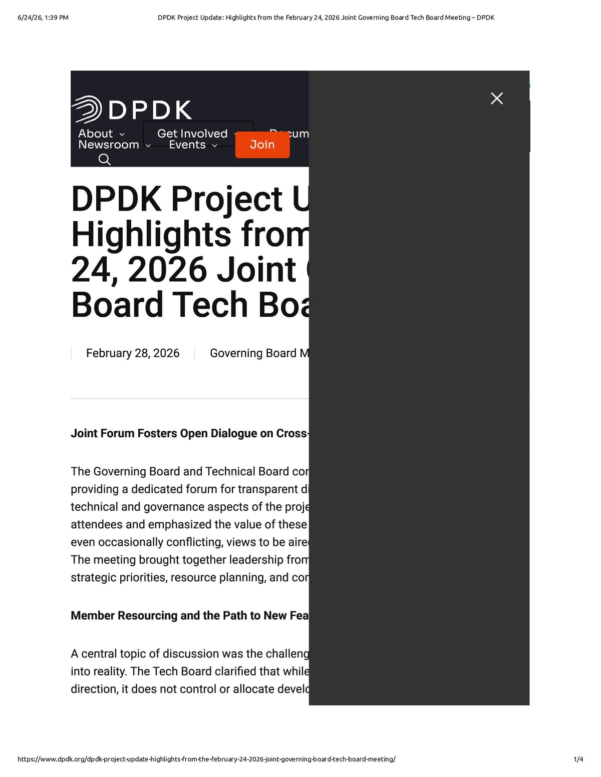Native browser print preview