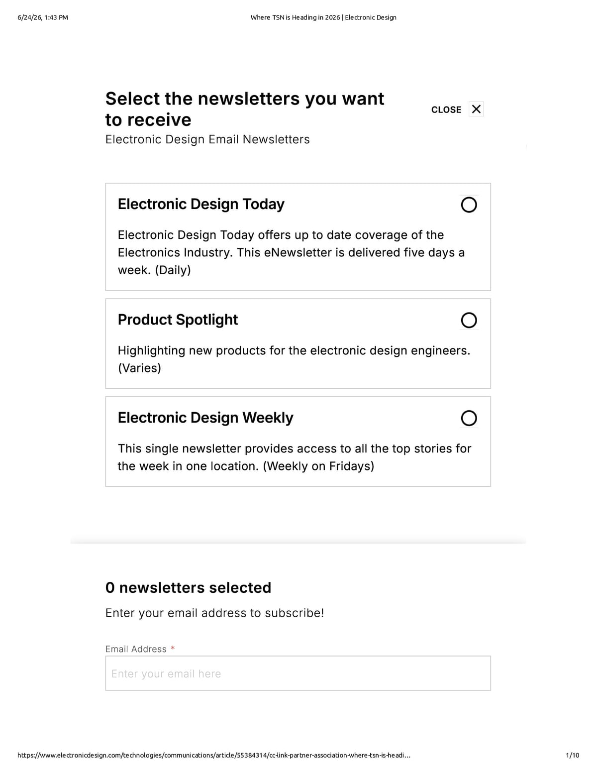 Native browser print preview