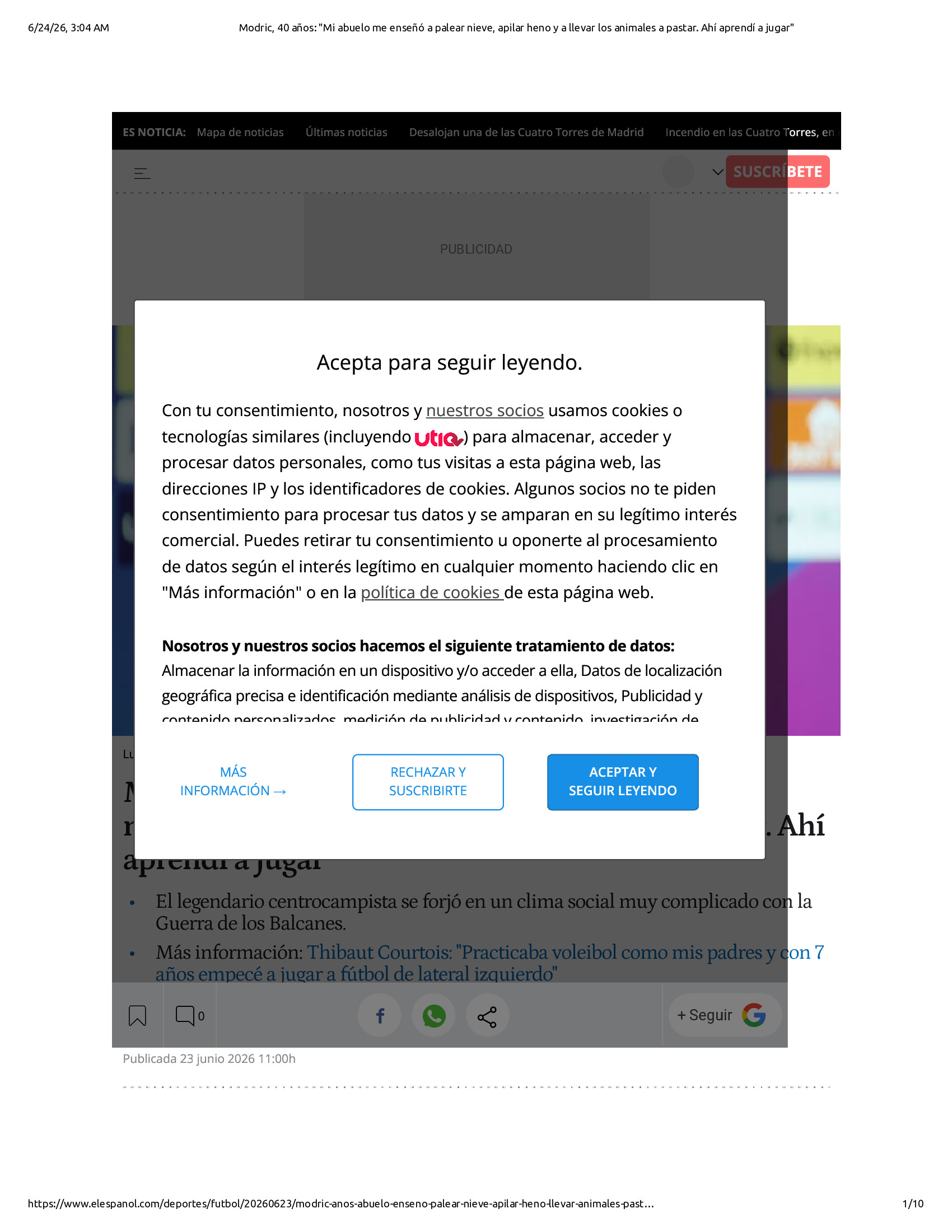 Native browser print preview