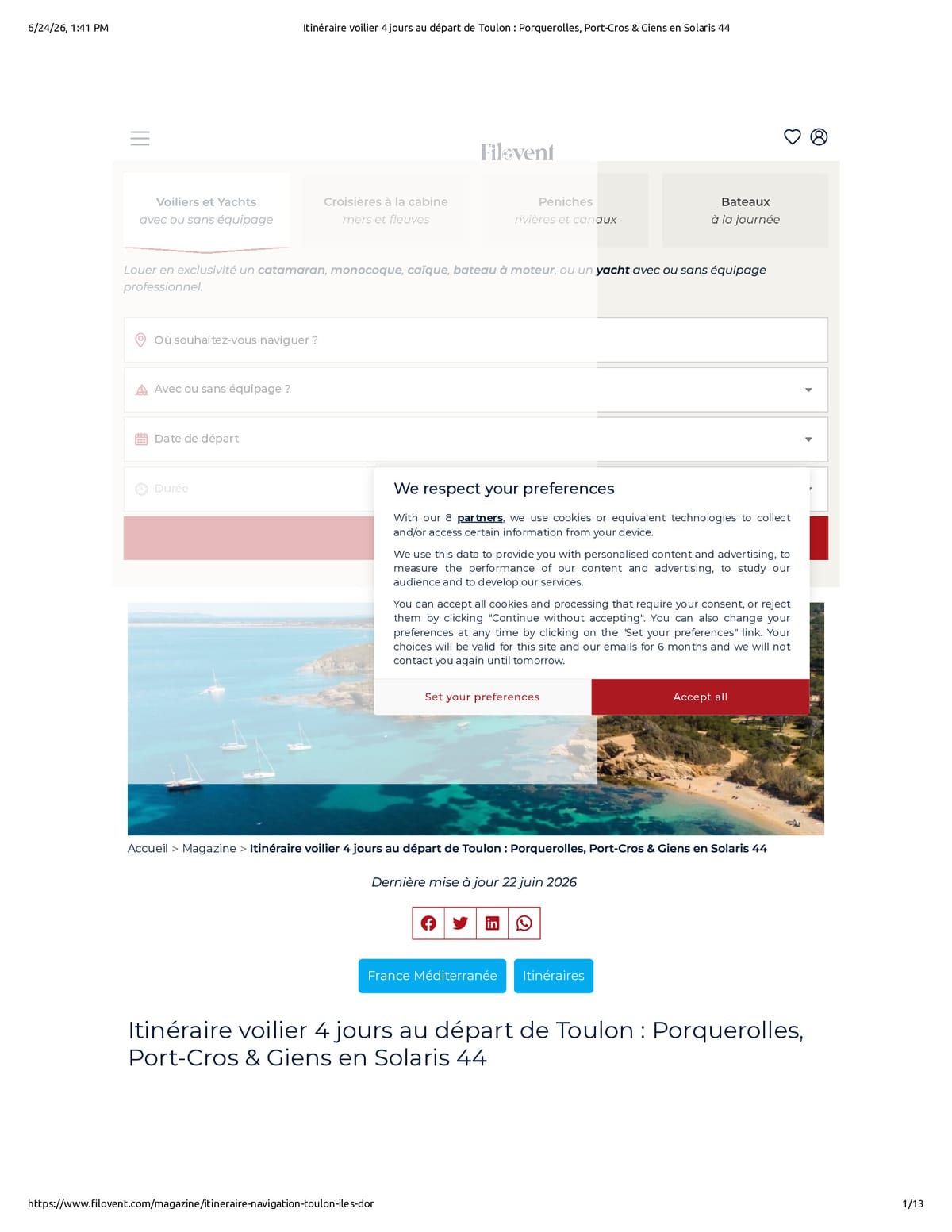 Native browser print preview
