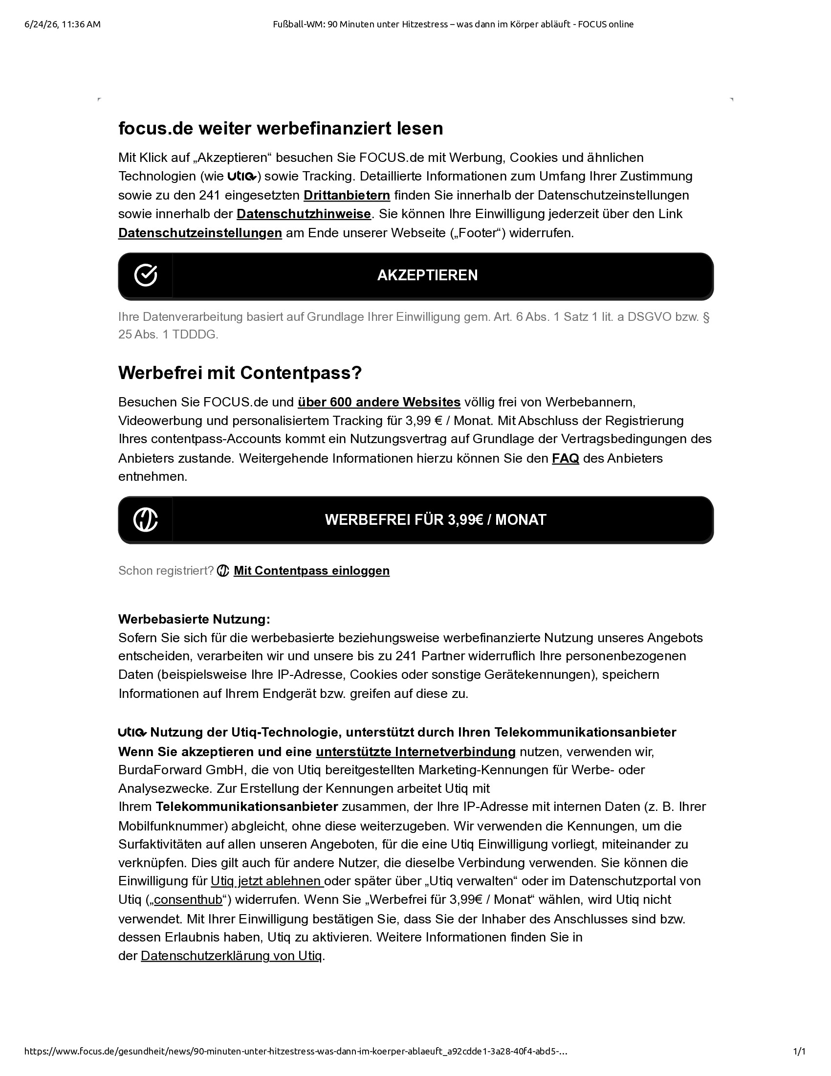 Native browser print preview