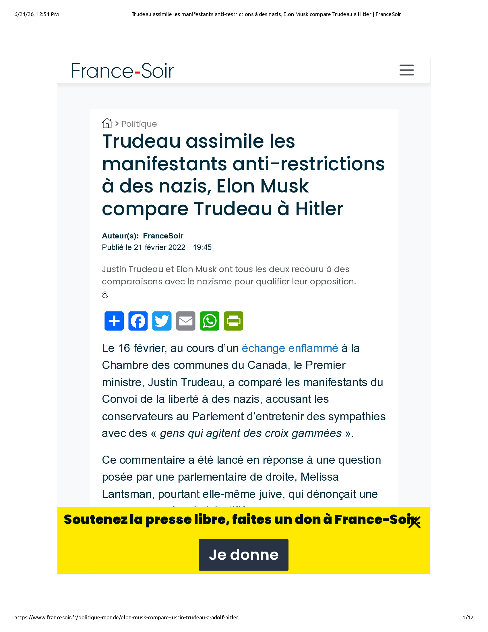 Native browser print preview