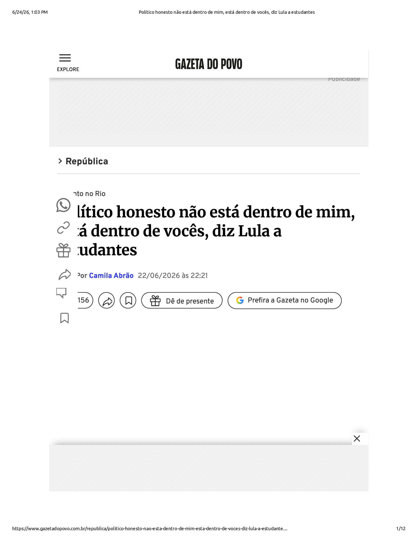 Native browser print preview