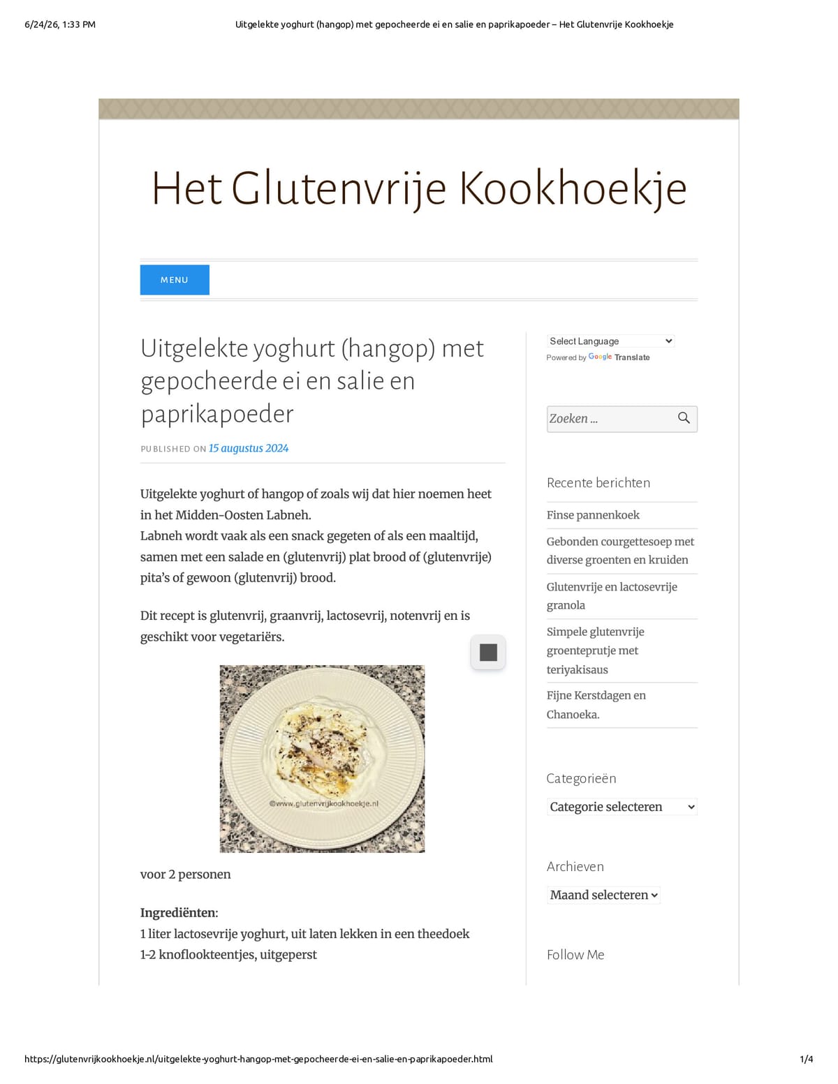 Native browser print preview