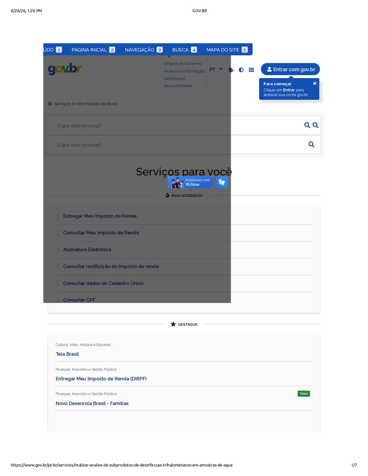 Native browser print preview