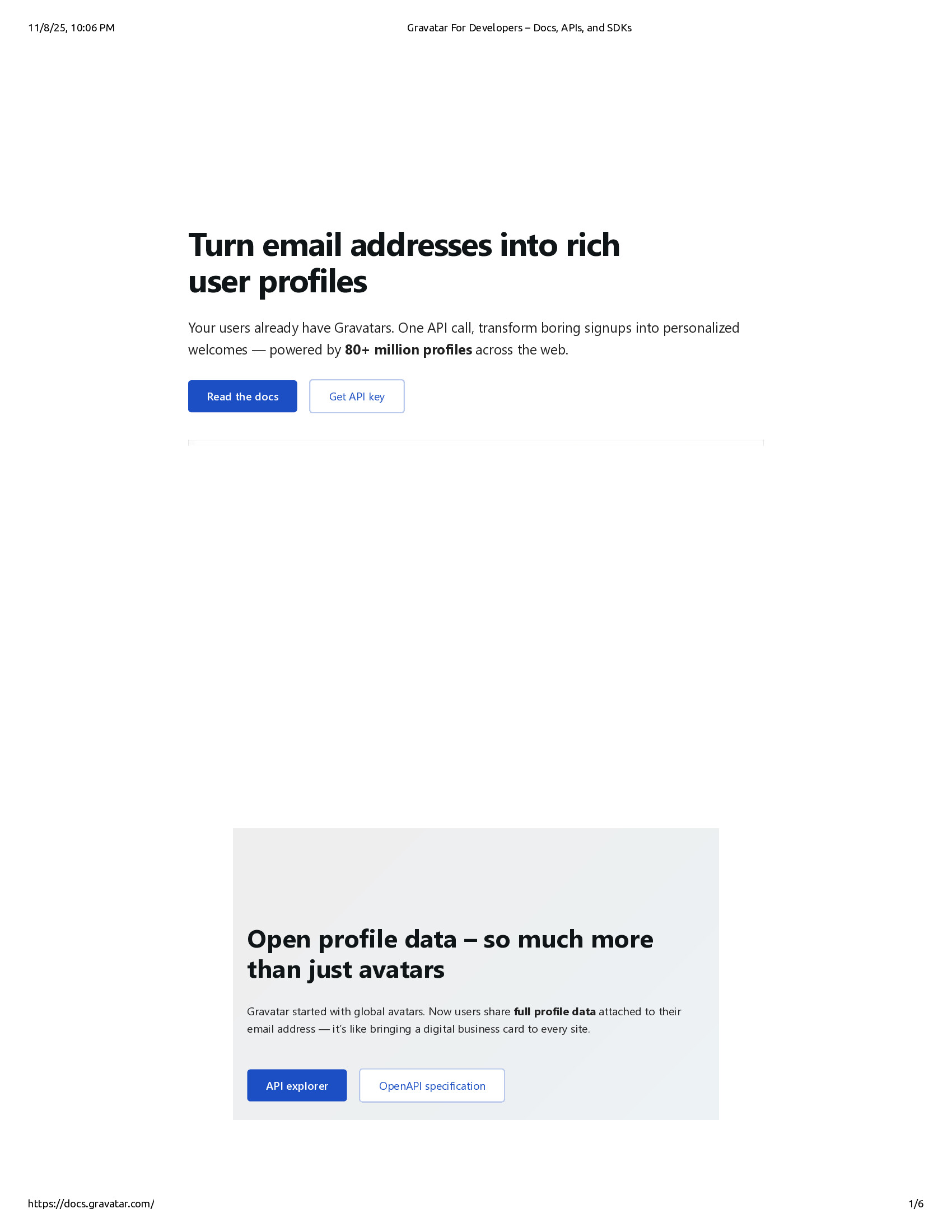 Native browser print preview