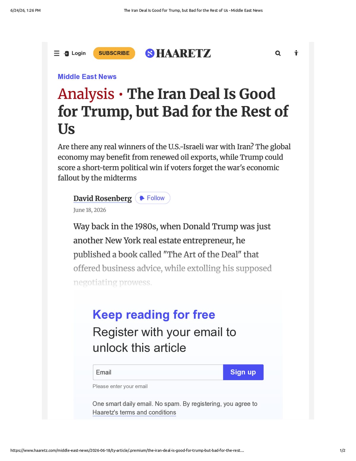 Native browser print preview