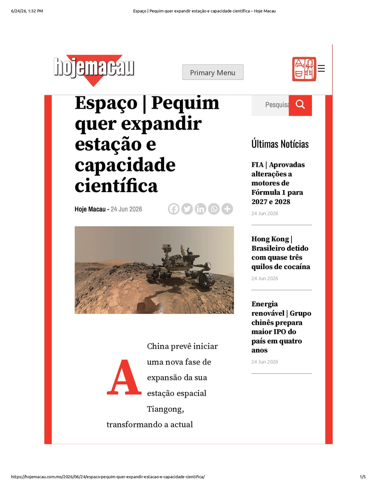 Native browser print preview