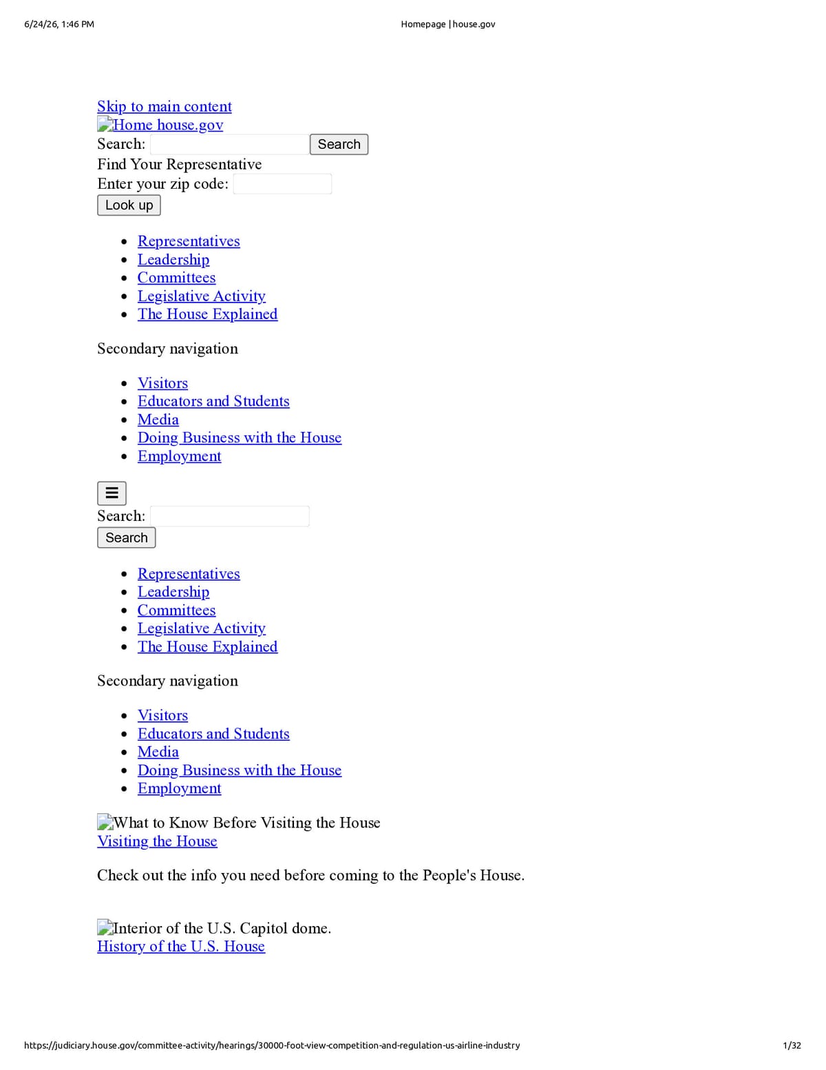 Native browser print preview