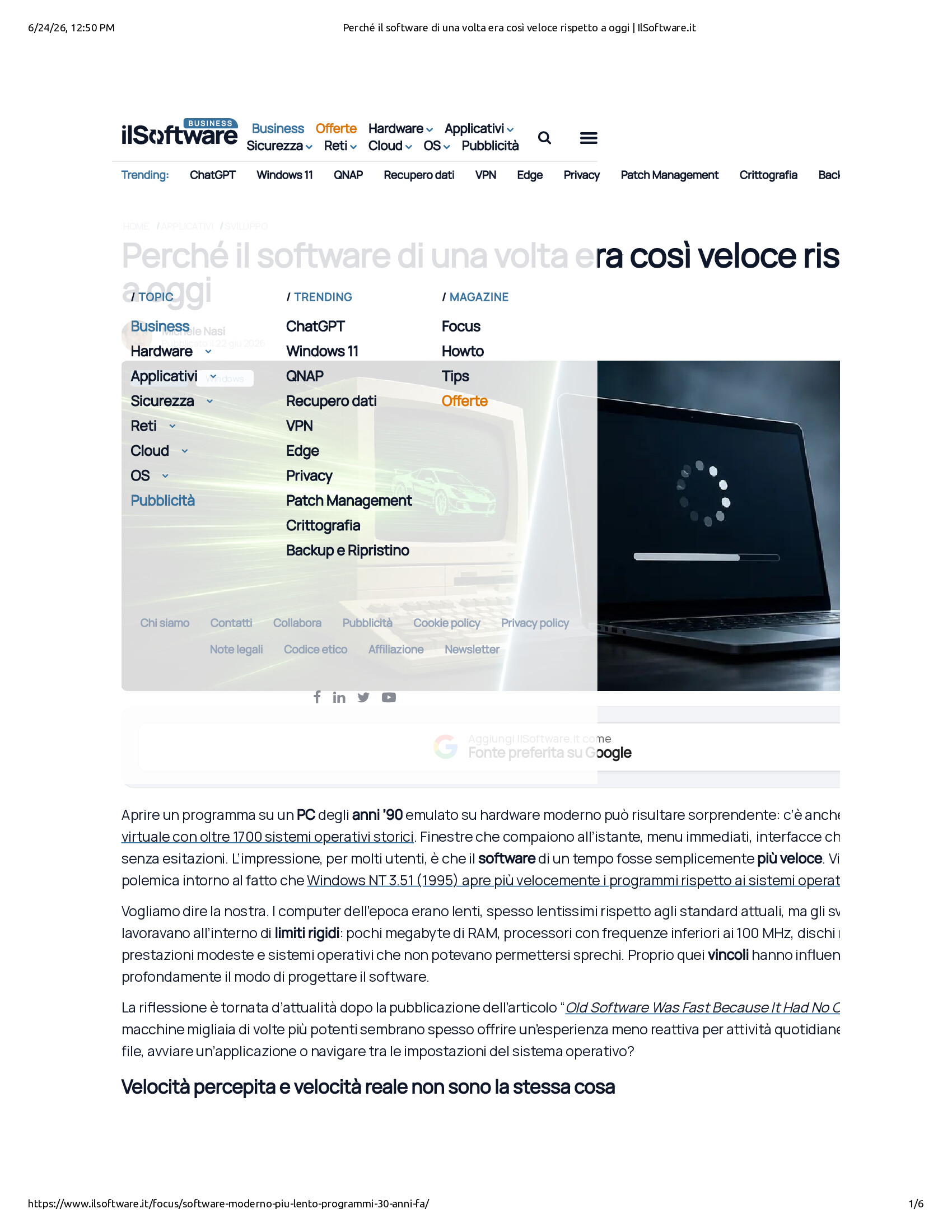 Native browser print preview