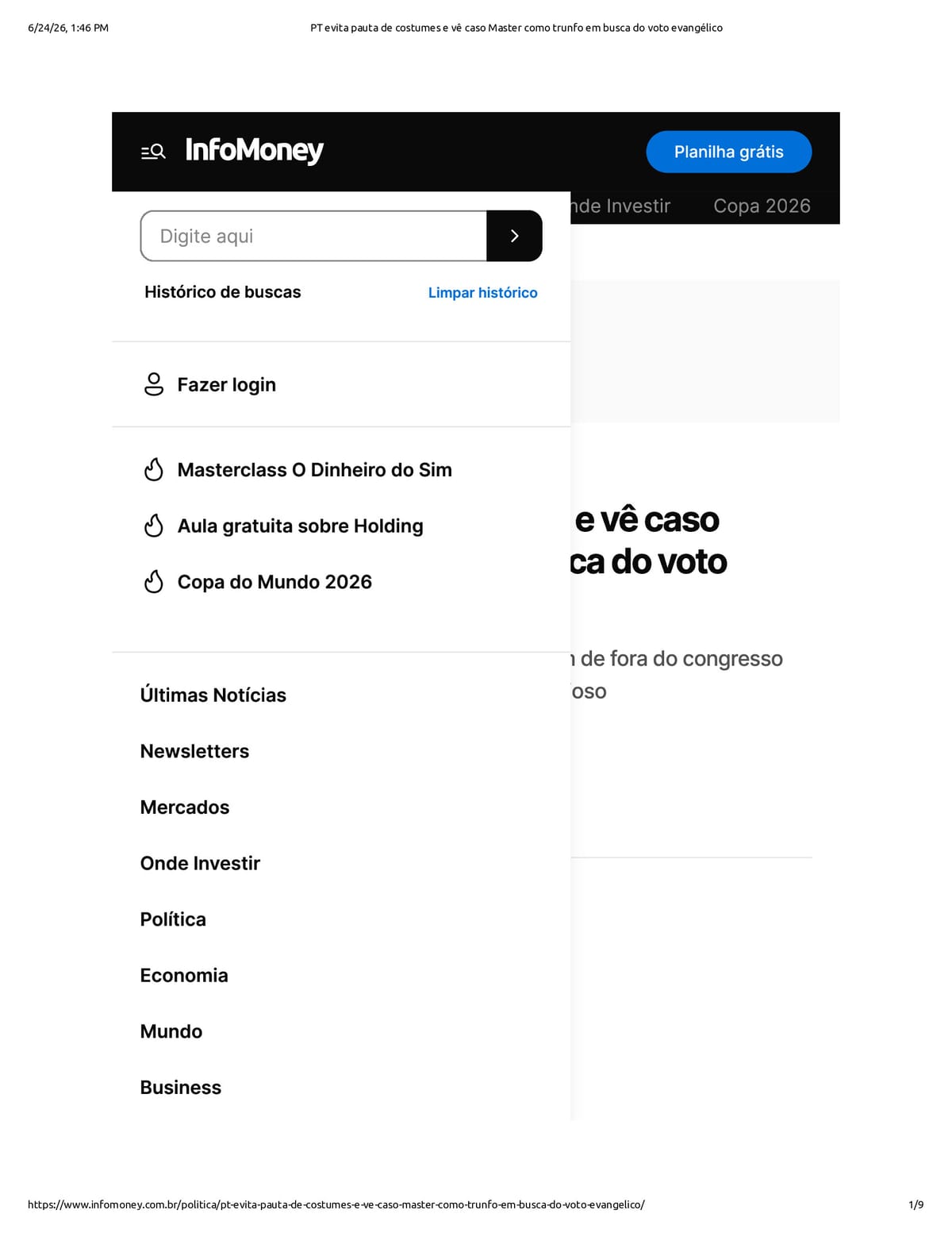 Native browser print preview