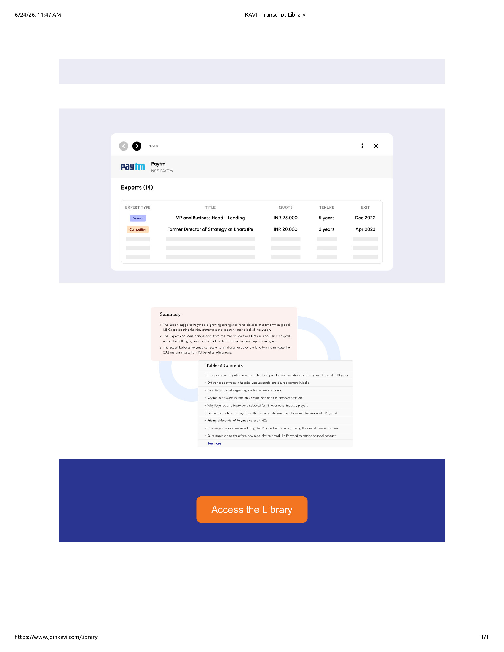 Native browser print preview