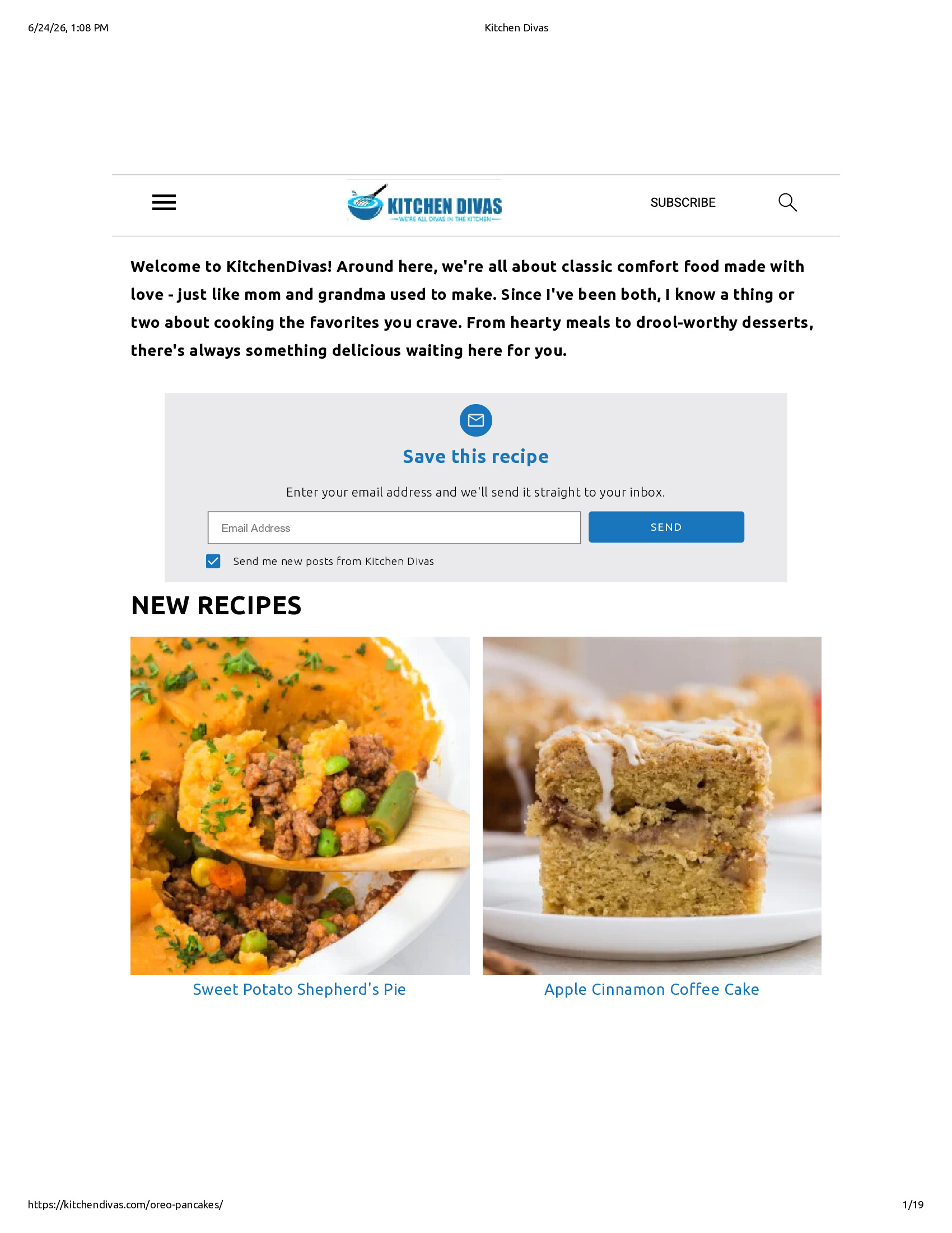 Native browser print preview