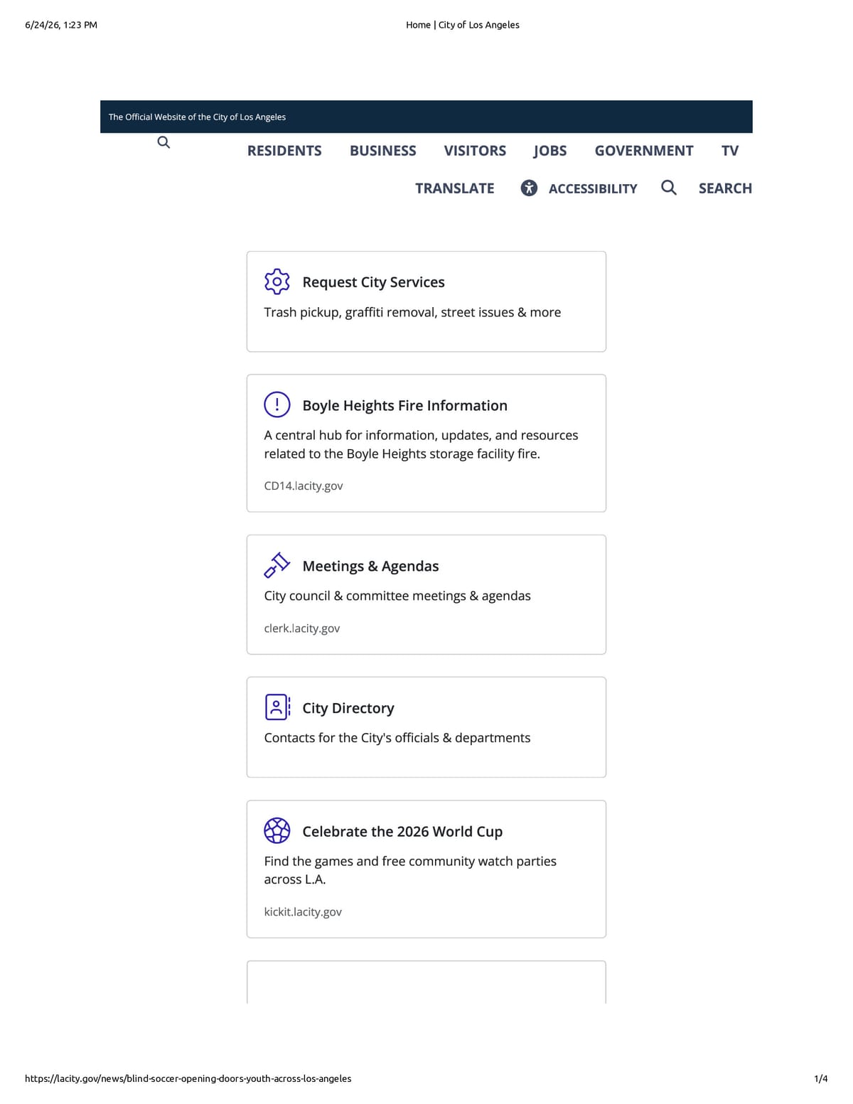 Native browser print preview