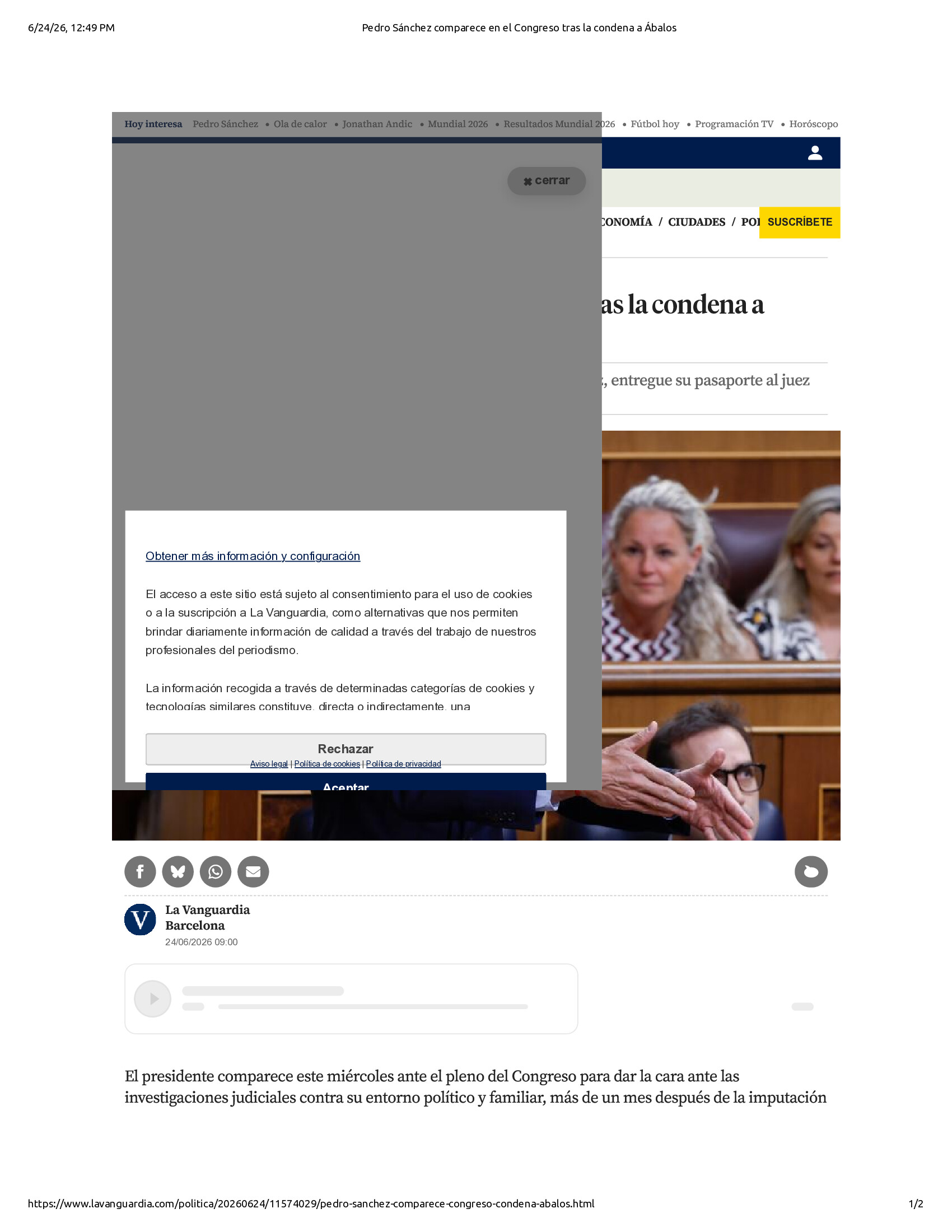 Native browser print preview