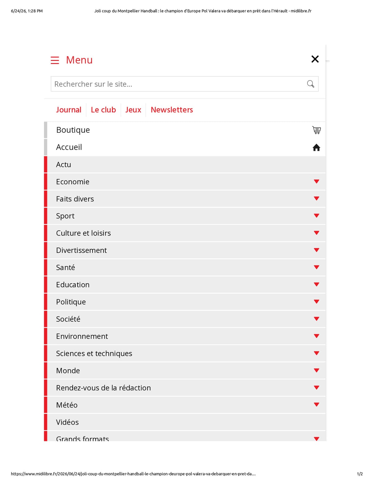 Native browser print preview
