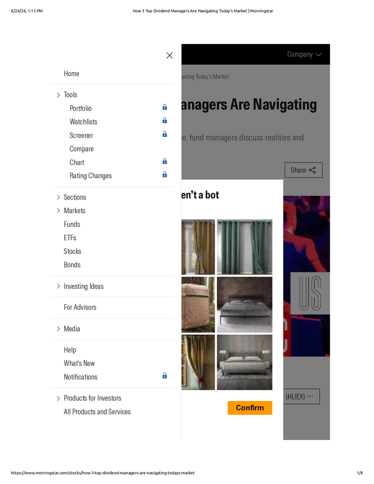 Native browser print preview