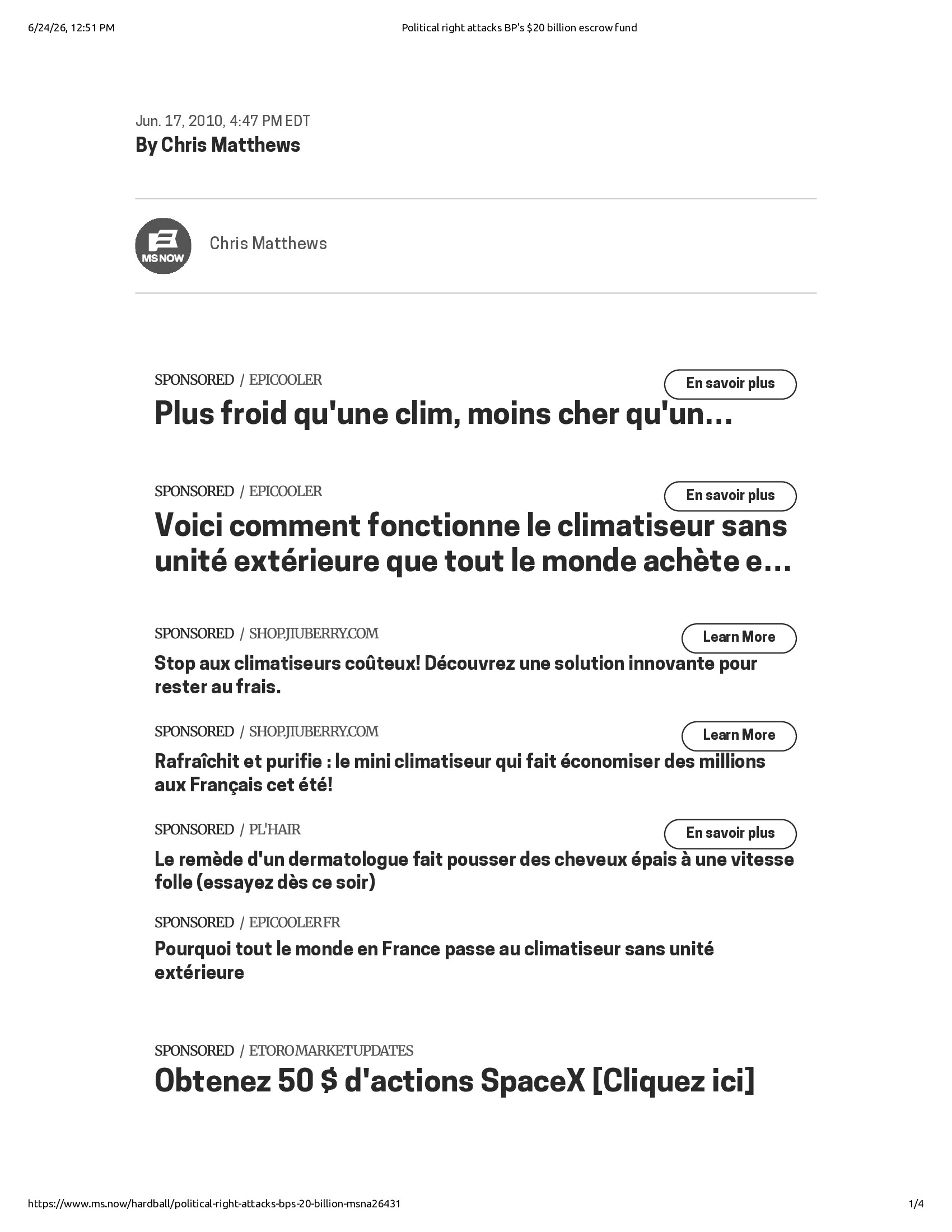 Native browser print preview