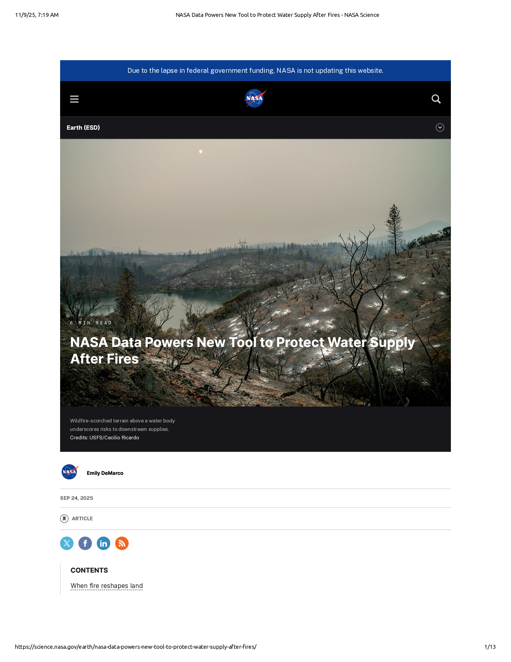 Native browser print preview
