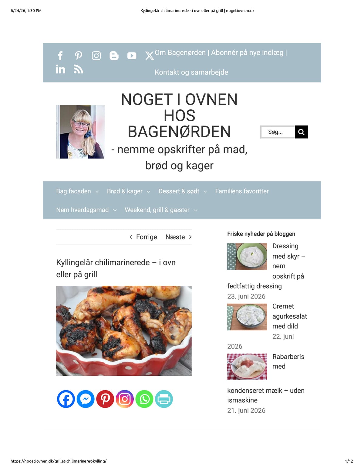 Native browser print preview