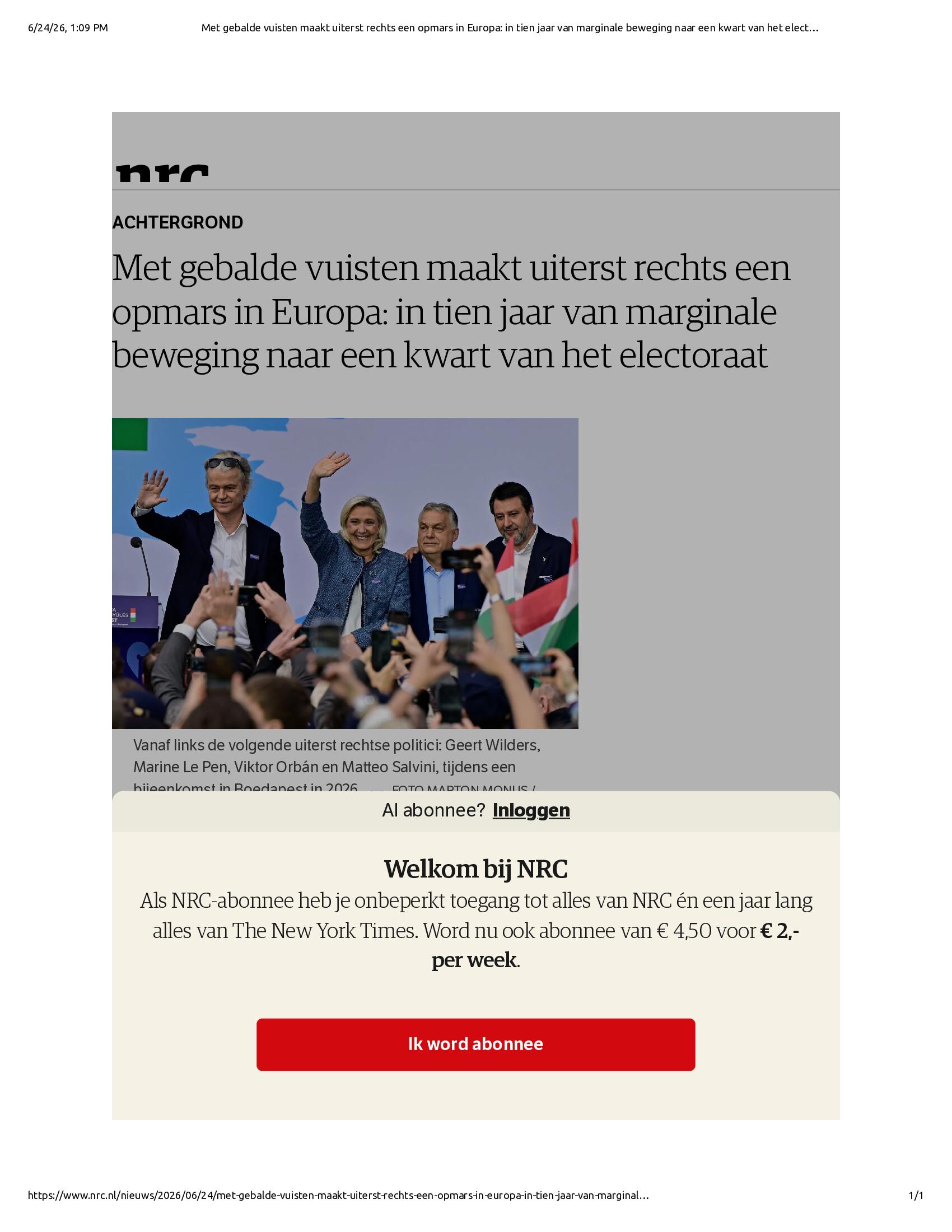 Native browser print preview