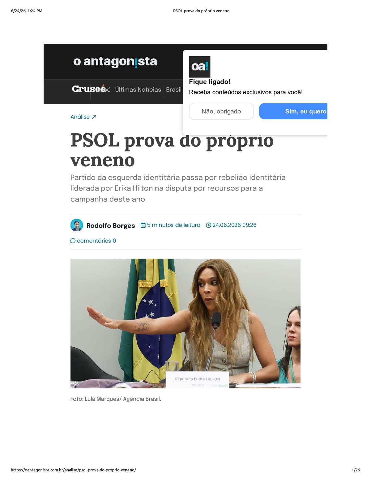 Native browser print preview