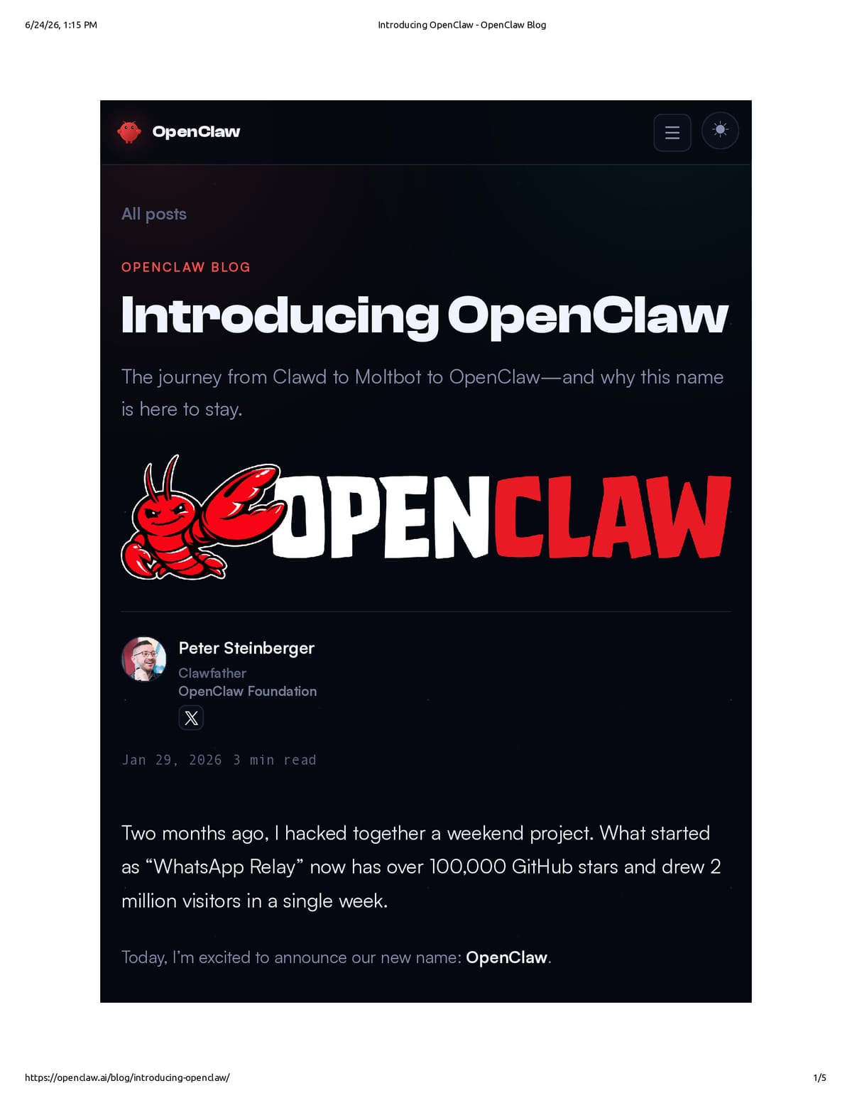 Native browser print preview