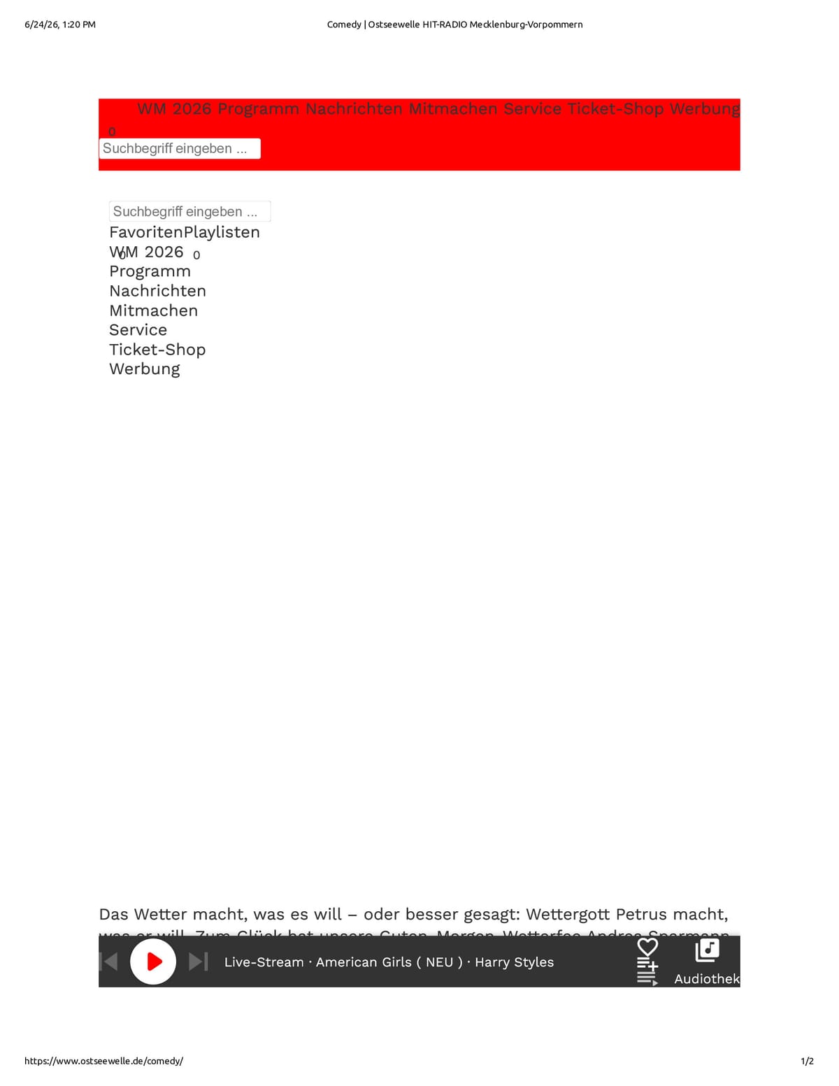 Native browser print preview