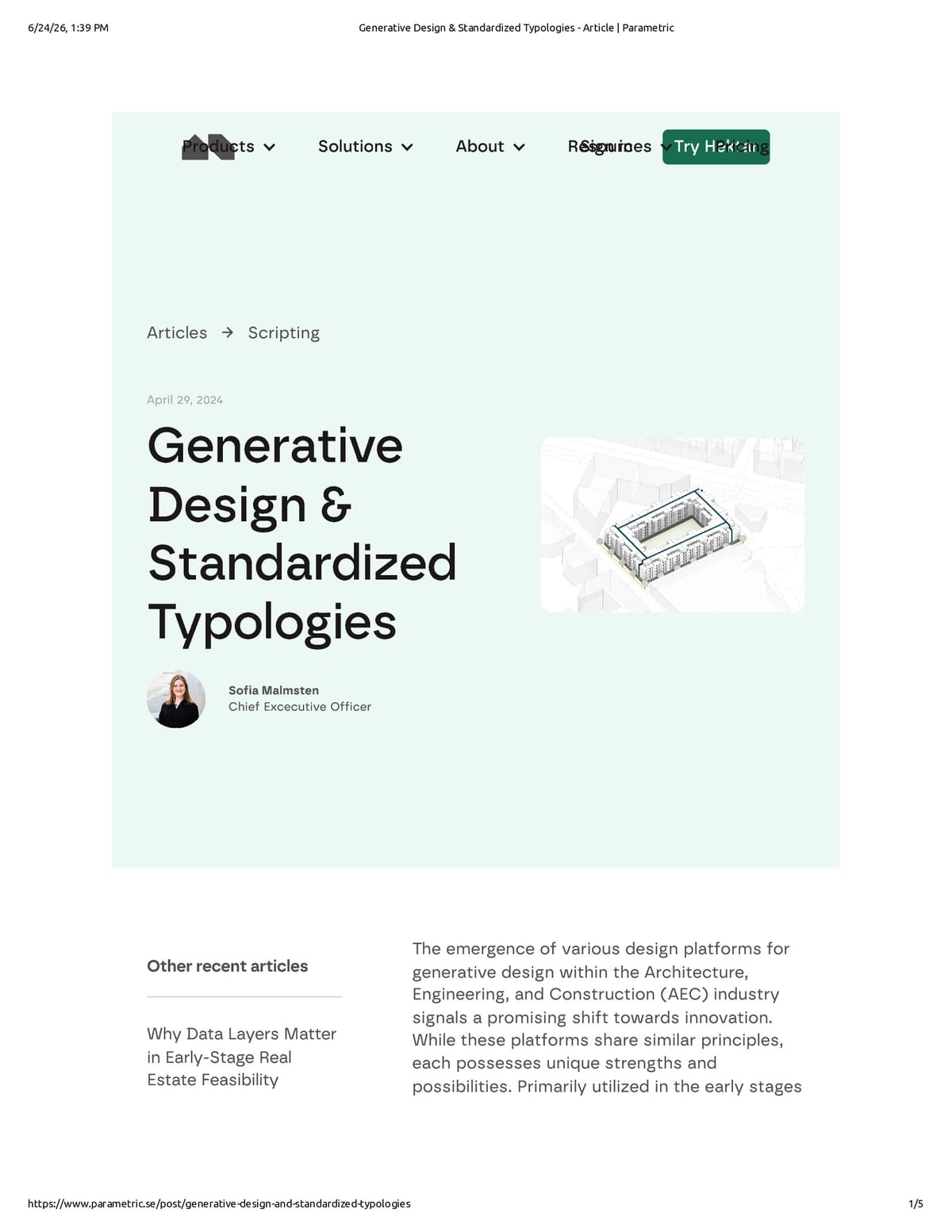 Native browser print preview